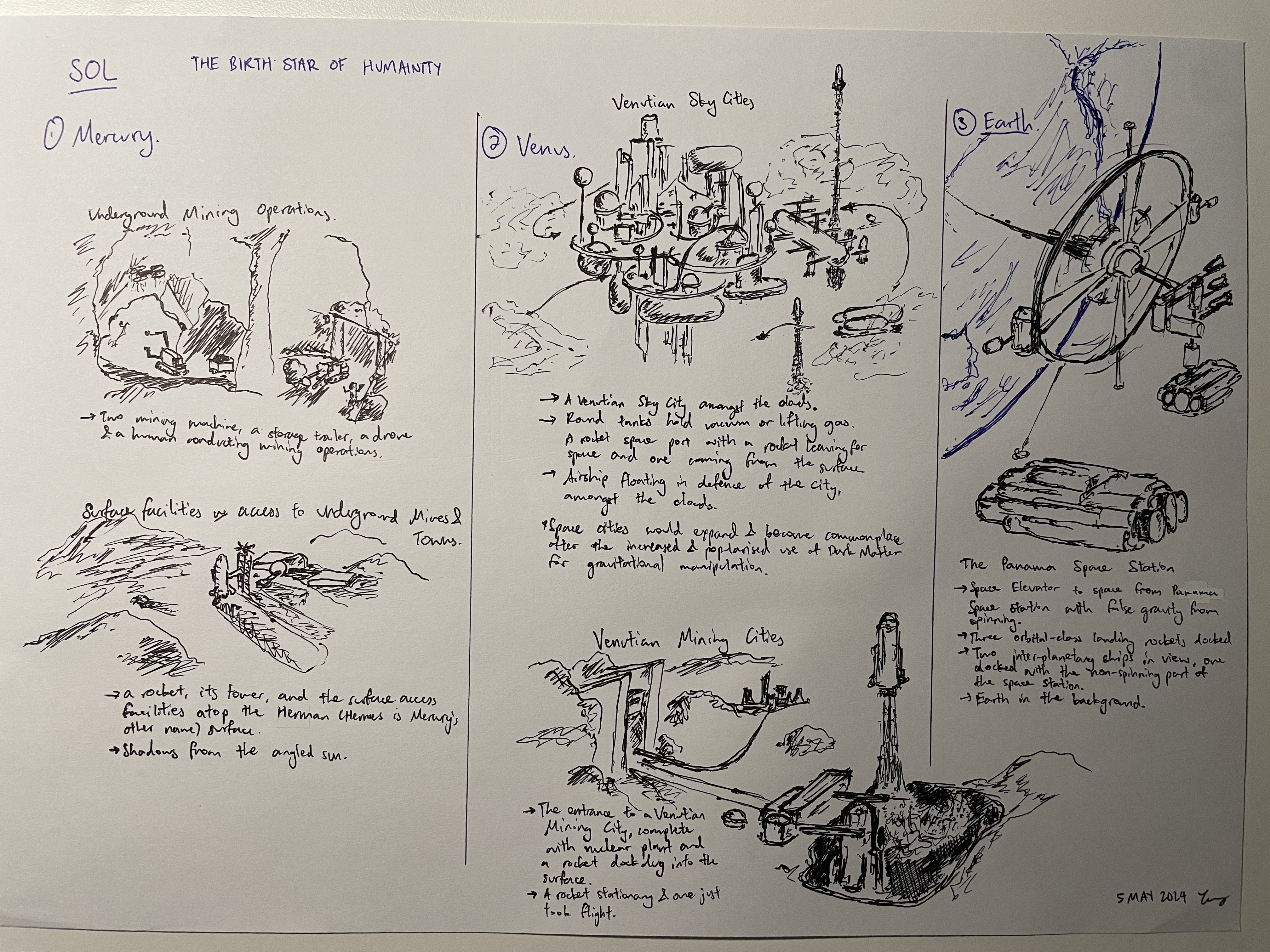 Concept art for Into the Stars